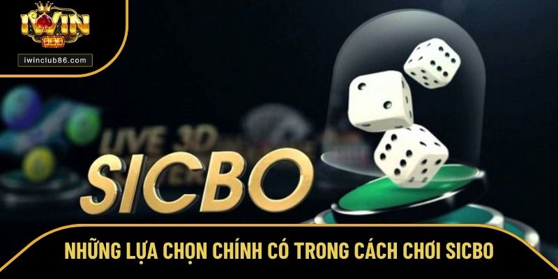 Cách Chơi Sicbo - Bí Kíp Làm Chủ Bàn Cược Ở Sảnh Game IWIN Cách chơi Sicbo qua từng cửa cược khác nhau ở IWIN