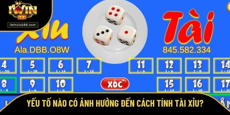 Cách Tính Tài Xỉu - Công Thức Mọi Người Chơi IWIN Cần Biết Những yếu tố chính quyết định đến cách tính tài xỉu