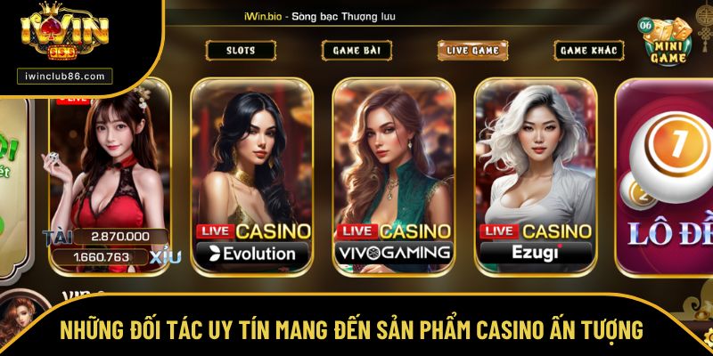 Casino Live Khám phá những sản phẩm hot đang có tại chuyên mục
