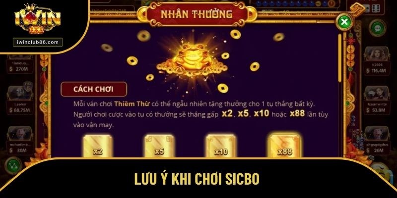 Luật Chơi Sicbo - Cẩm Nang Cơ Bản Cho Người Mới Bắt Đầu Lưu ý khi chơi Sicbo online cần quan tâm