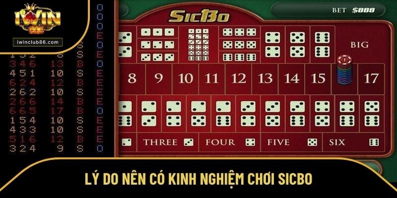Kinh Nghiệm Chơi Sicbo Giúp Bạn Hốt Bạc Dễ Như Chơi Lý do nên có kinh nghiệm chơi Sicbo