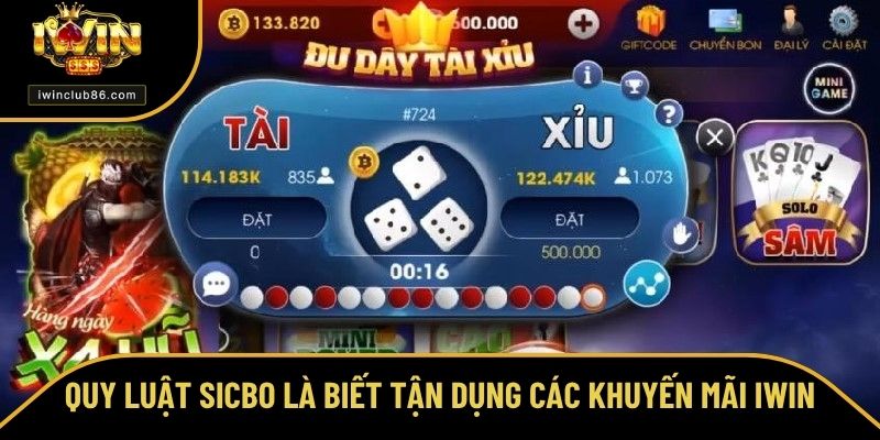 Quy Luật Sicbo - Mọi Điều Cần Hiểu Rõ Khi Đặt Cược Tại IWIN Quy luật Sicbo là biết tận dụng các khuyến mãi IWIN