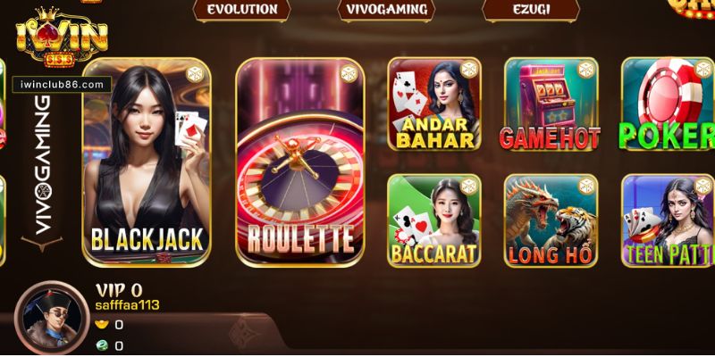 Iwin Có Những Sảnh Casino Nào? Cùng Giải Đáp Và Khám Phá Ngay Hiện tại IWIN có những sảnh casino nào?